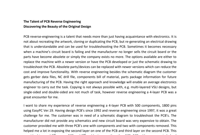 Give pcb design services for single double and 4 layer by Kshaffi | Fiverr